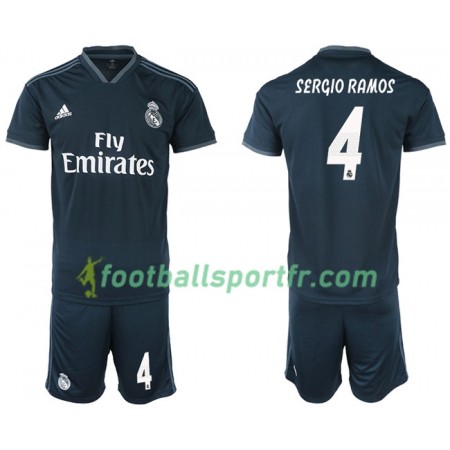 Tenue Real Madrid SERGIO RAMOS 4 Enfant Exterieur 2018-2019 Maillot de Foot